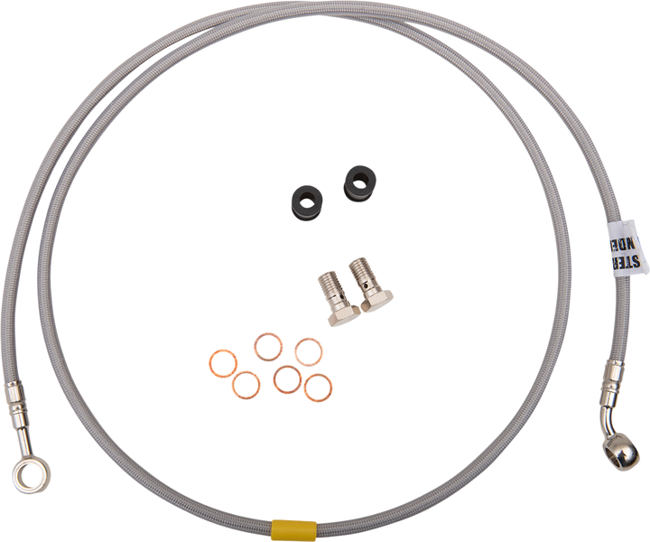 GBRAKES Stainless Steel Braided Brake Line Kit FK003D102-1