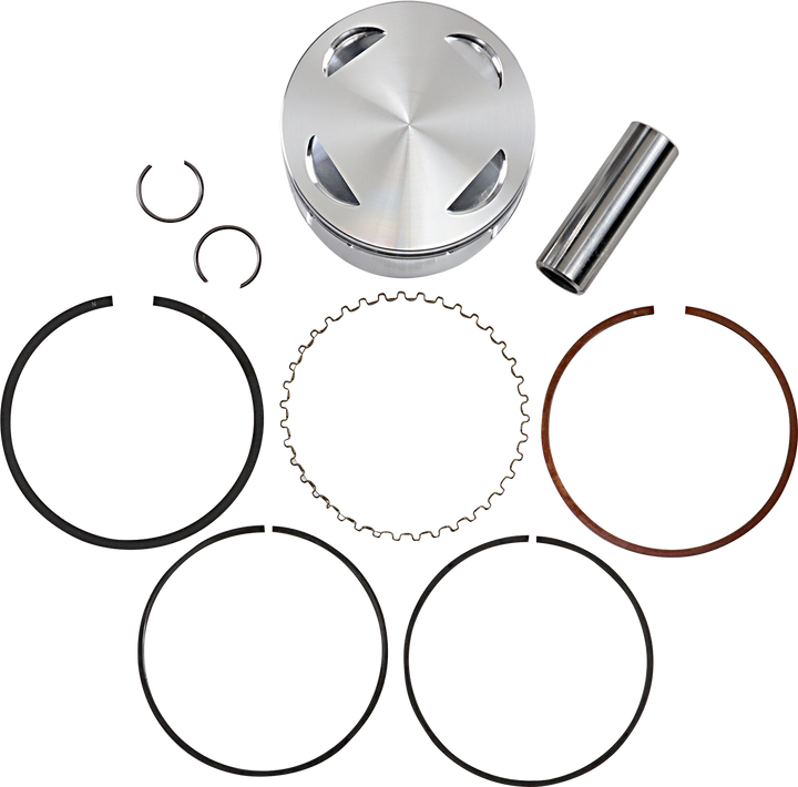 JE Pistons 128998 Piston Kit, 4.016 in Bore, 10.8:1 Compression Ratio for Honda