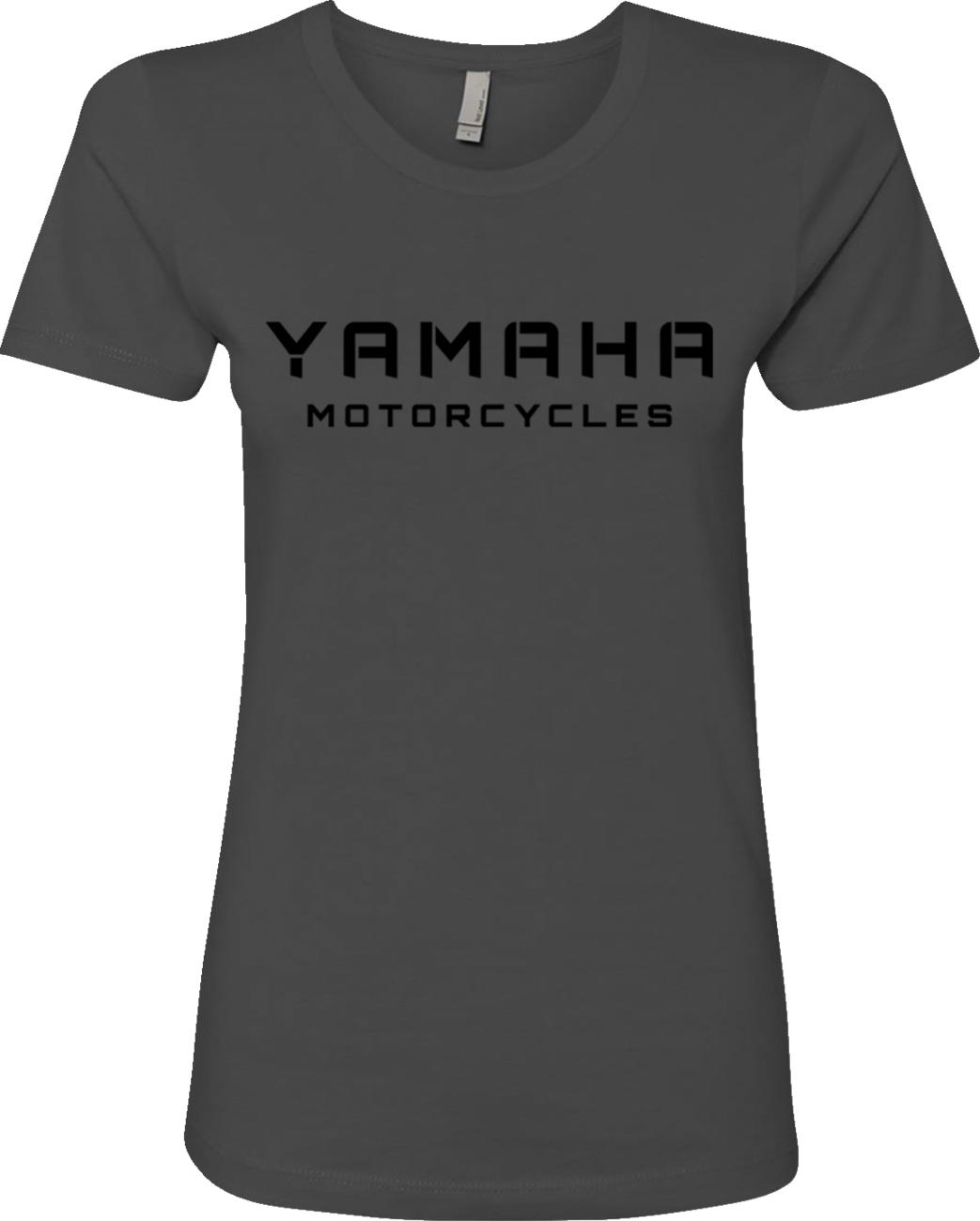 Yamaha Women's Yamaha Motorcycles T-Shirt- Charcoal Black