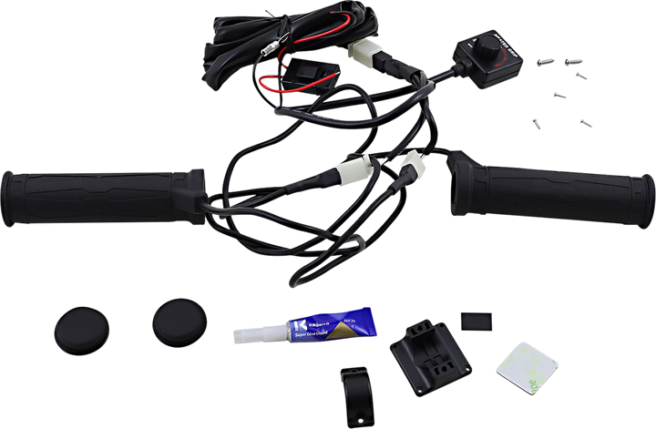 Koso North America Heated Grip Kit with LED Indicator for Snow/ATV