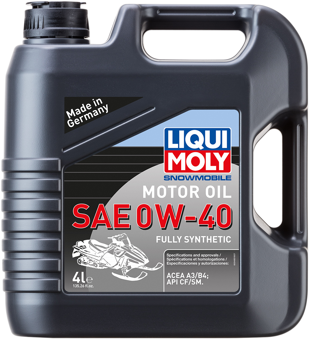 Liqui Moly Snowmobile Synthetic 4T Engine Oil - 0W-40 - 4 Liter