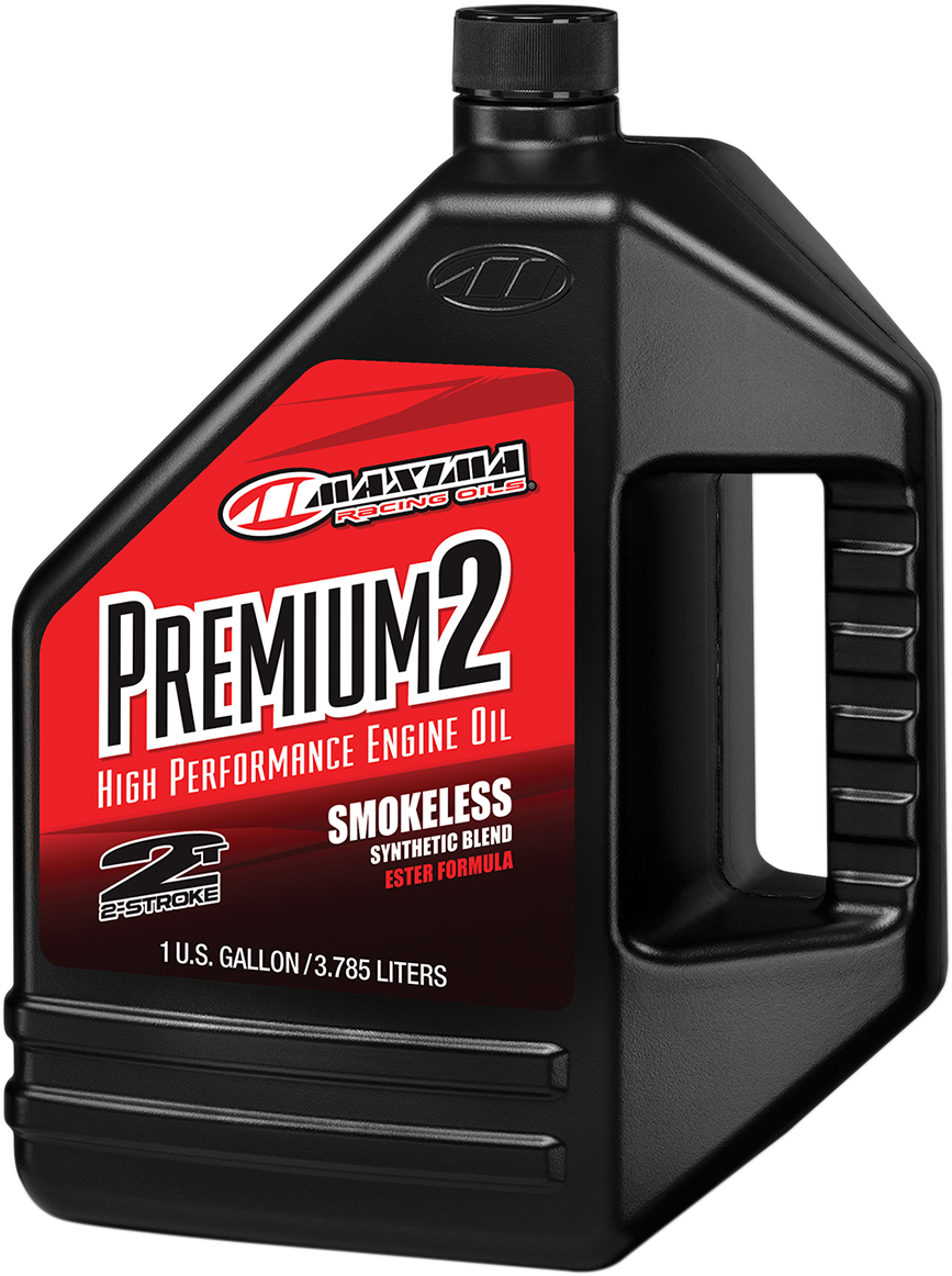 Maxima Premium 2 Semi-Synthetic 2T Engine Oil - 1 U.S. gal.