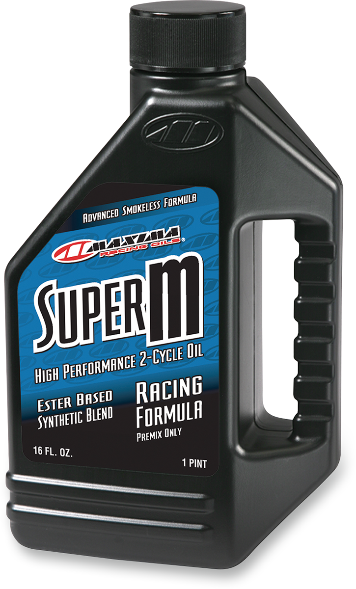 Maxima Super M Synthetic Blend Premix 2T Engine Oil - 16 U.S. fl oz.
