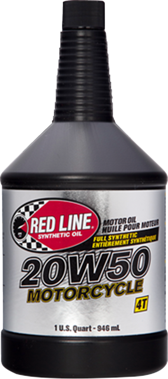 Red Line Synthetic Motor Oil - 20W50 - 1 US quart
