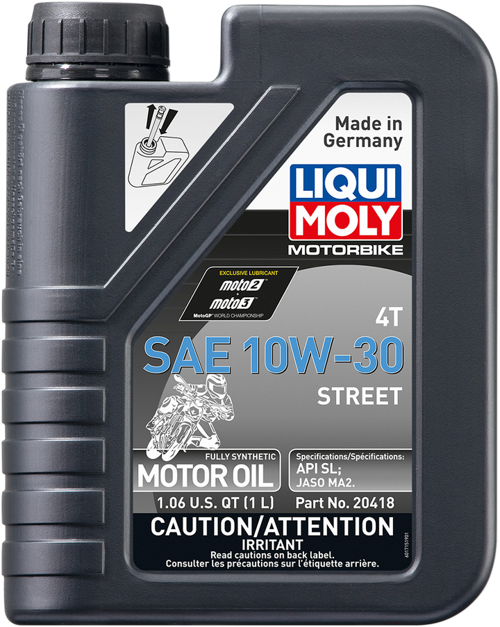 Liqui Moly Street 4T Engine Oil - 10W-30 - 1 liter