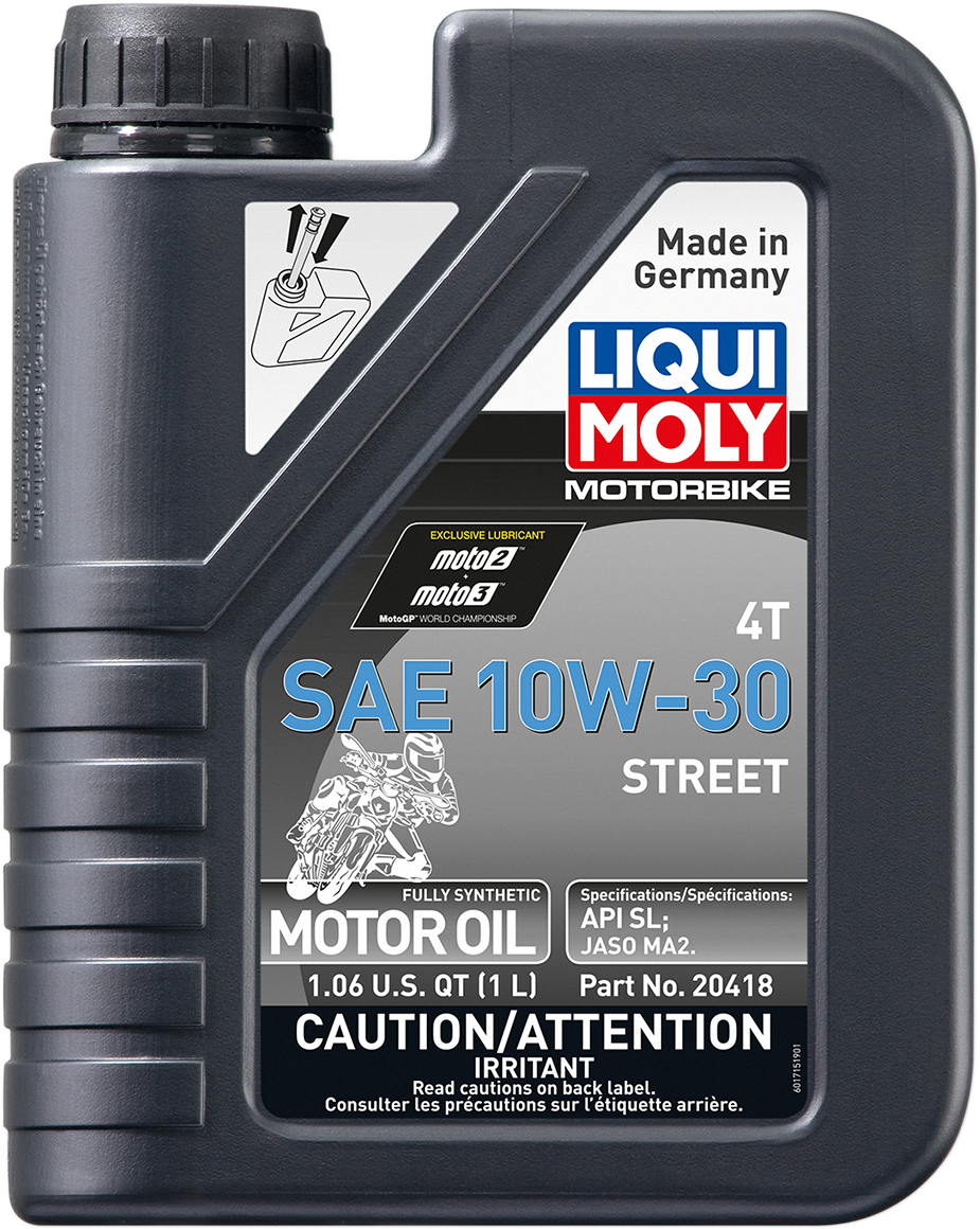Liqui Moly Street 4T Engine Oil - 10W-30 - 1 liter