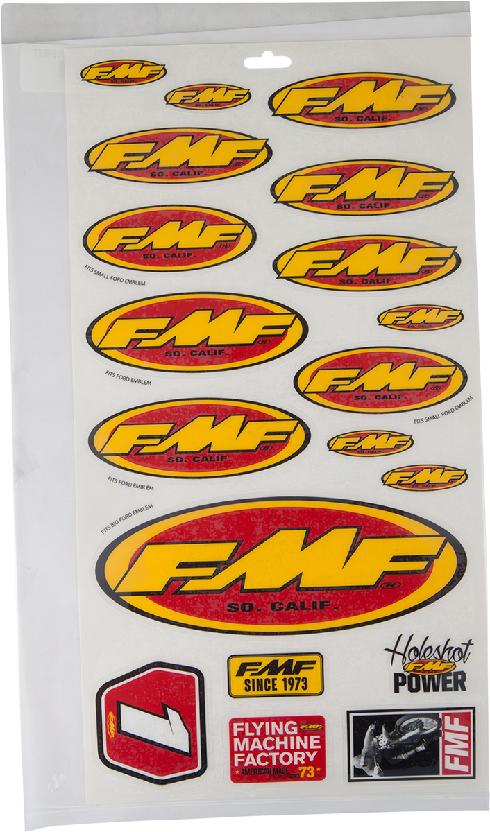 FMF Assorted Sticker Sheet