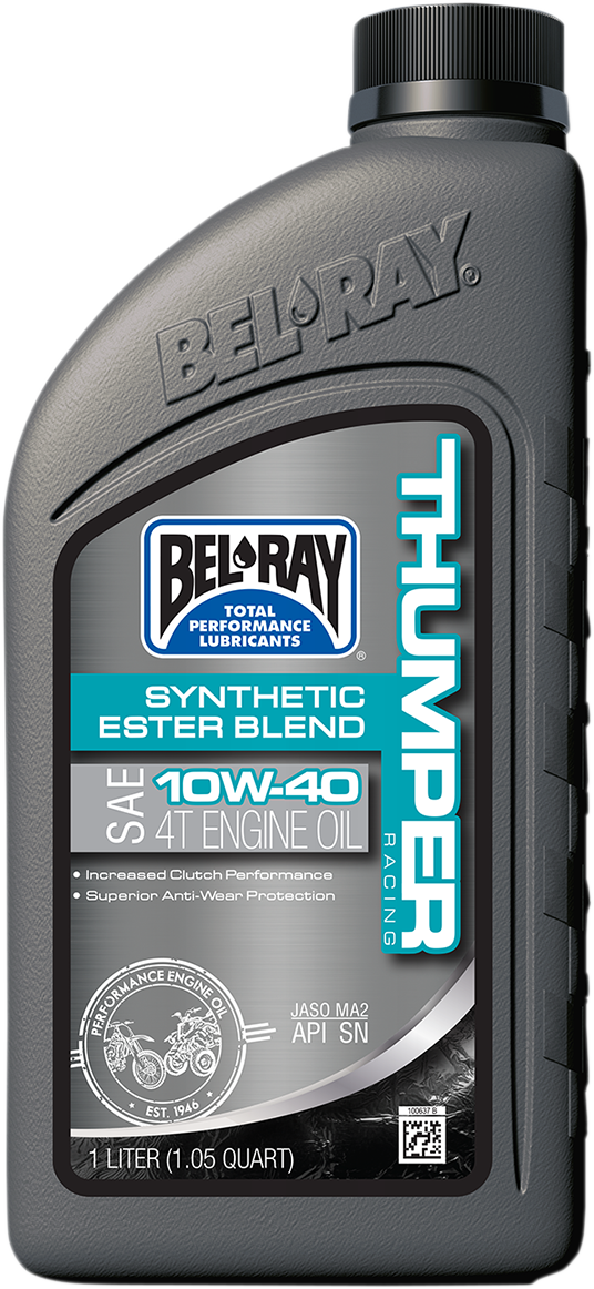 Bel-Ray Thumper® Racing Synthetic Ester Blend 4T Engine Oil - 10W-40 - 1L