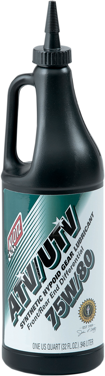Klotz ATV/UTV Front/Rear End Differential Lubricant - 75W-80 - 1 U.S. quart