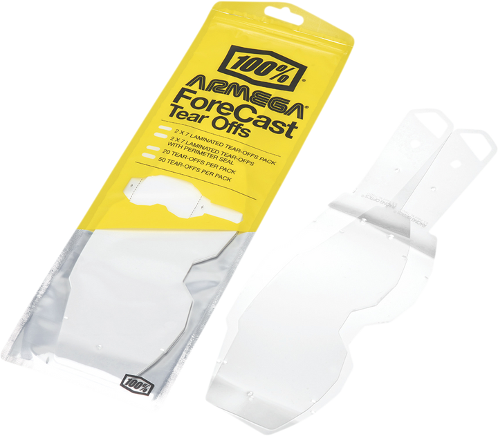 100% Armega Forecast Tear-Offs - Laminated