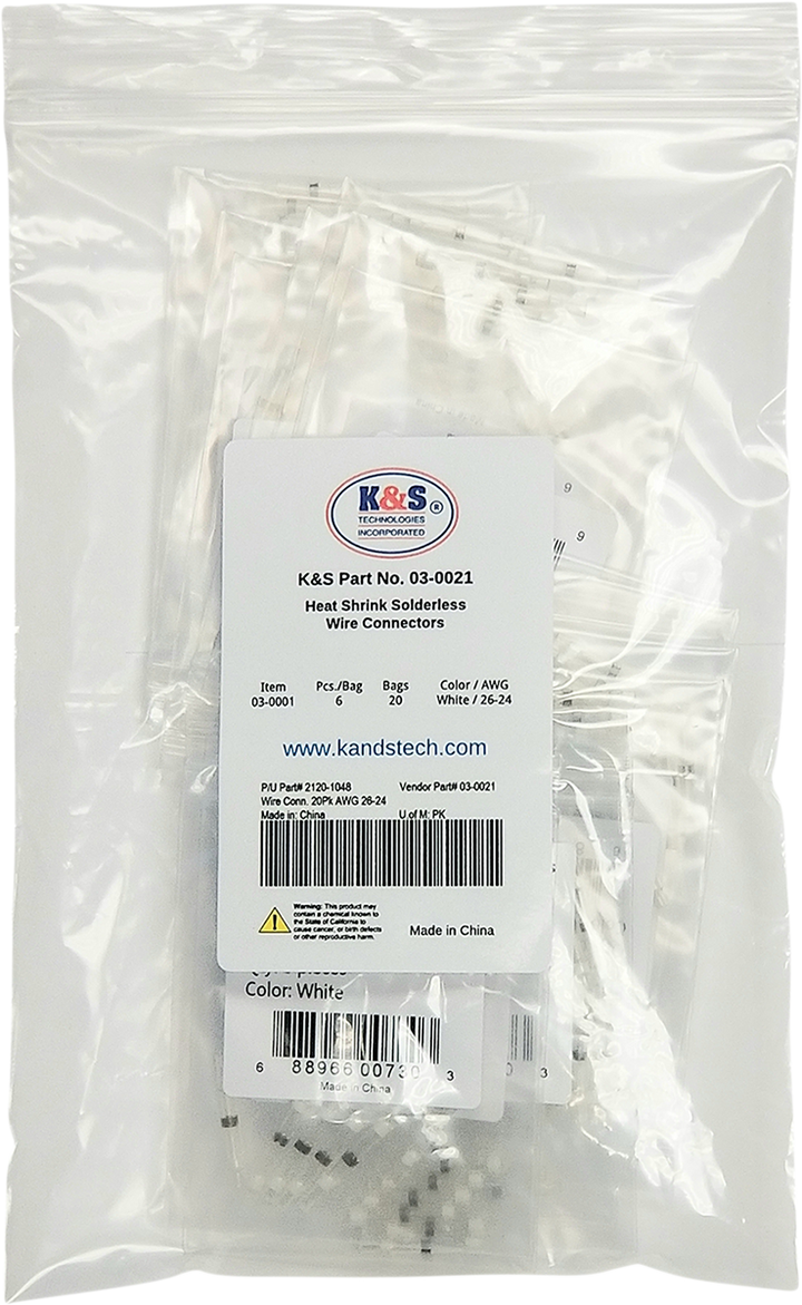 K&S Technologies Solderless Wire Connectors
