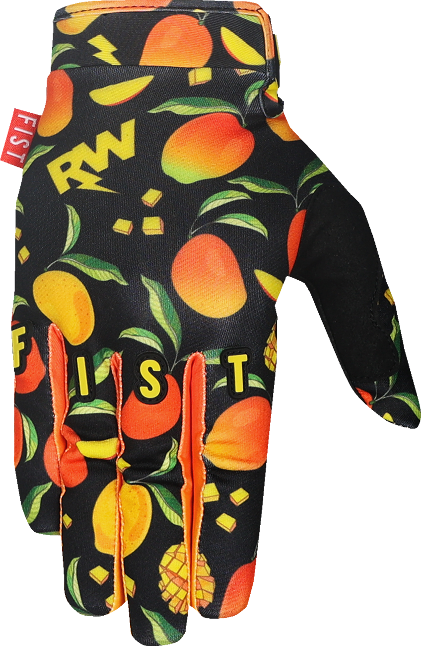 Fist Handwear Lil Fists Strapped R-Willy Red Label Mango Madness Gloves (Ages 2-8)