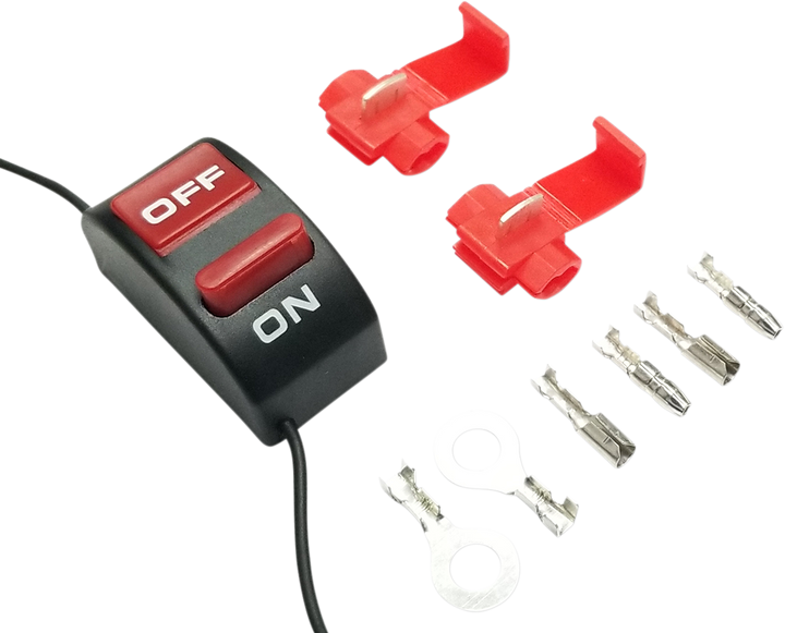K&S Technologies Universal In-Line On/Off Switch Flat Mount