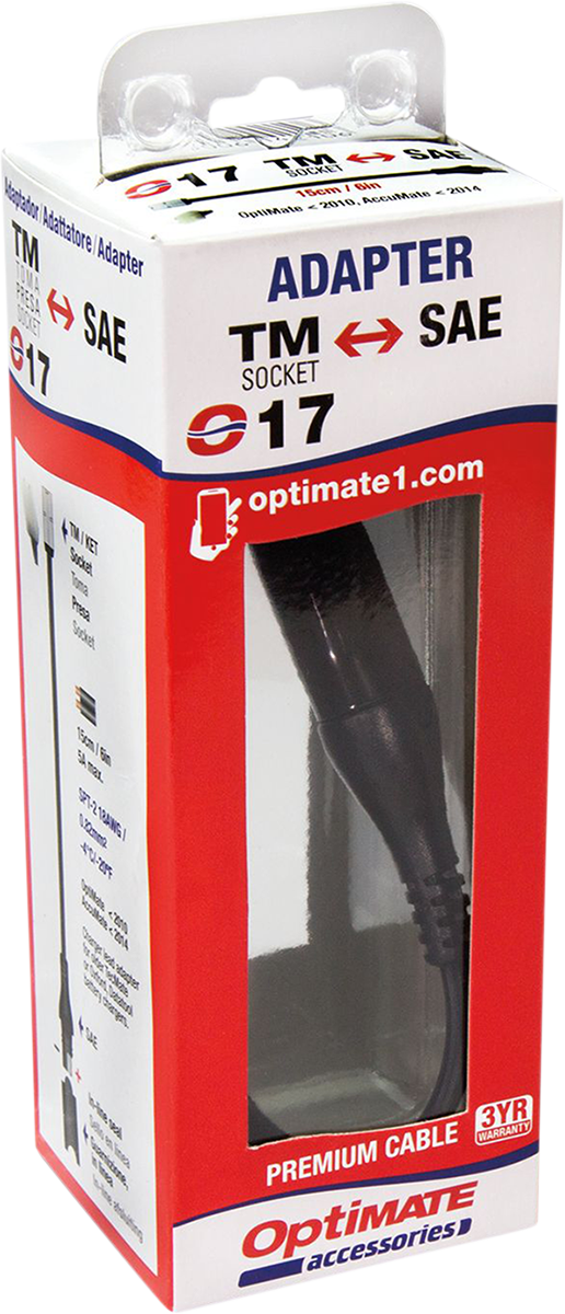 Tecmate OptiMate™ Charger Cable Adapter