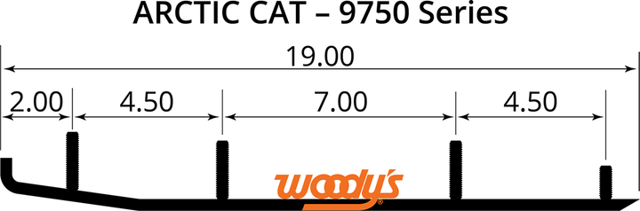 Woody's Extender Trail III™ Flat-Top® Wear Bars