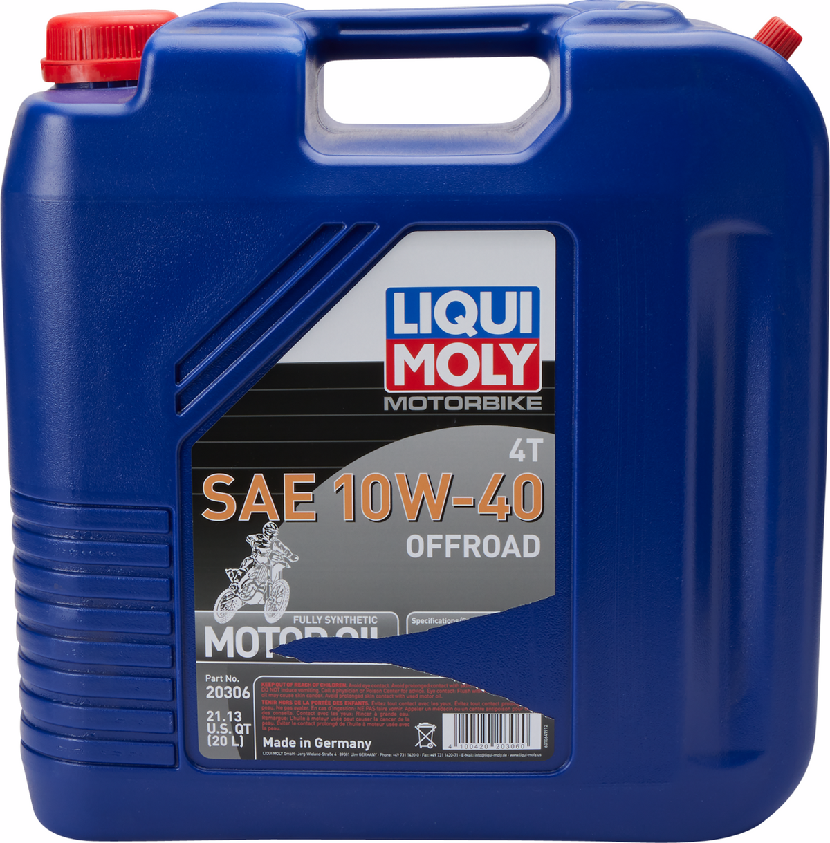 Liqui Moly Offroad 4T Synthetic Engine Oil - 10W-40 - 20L