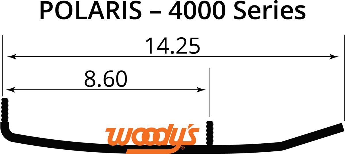 Woody's Wear Bars for Mini Sleds — Standard