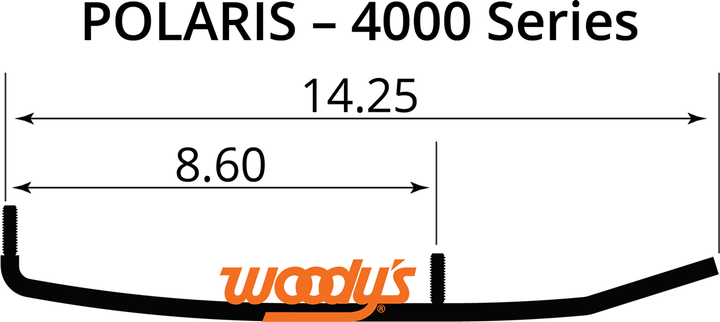 Woody's Wear Bars for Mini Sleds — Standard