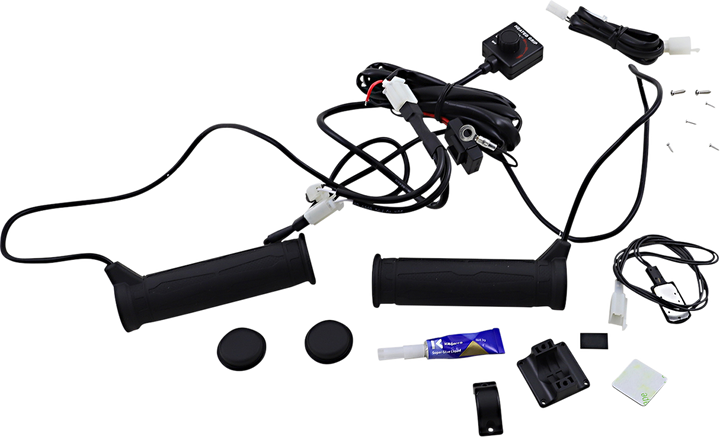 Koso North America Heated Grip Kit with LED Indicator for Snow/ATV