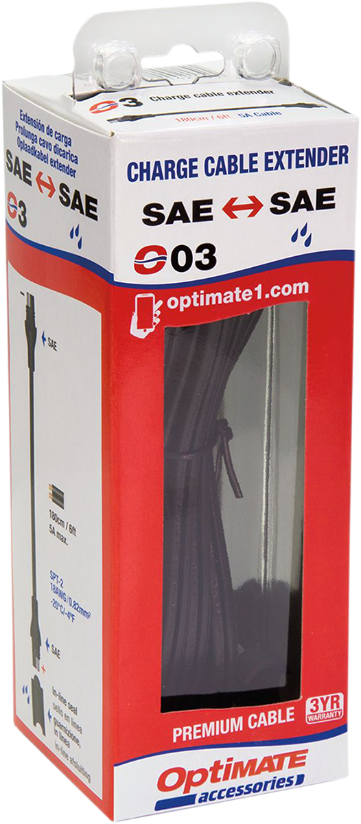 Tecmate OptiMate™ Charger Cable Extension