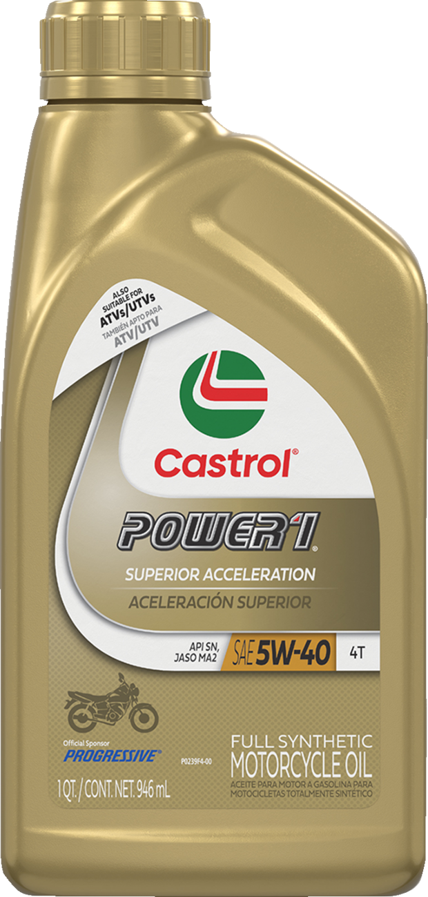 Castrol Power 1® Synthetic Engine Oil - 5W-40 - 1 US quart