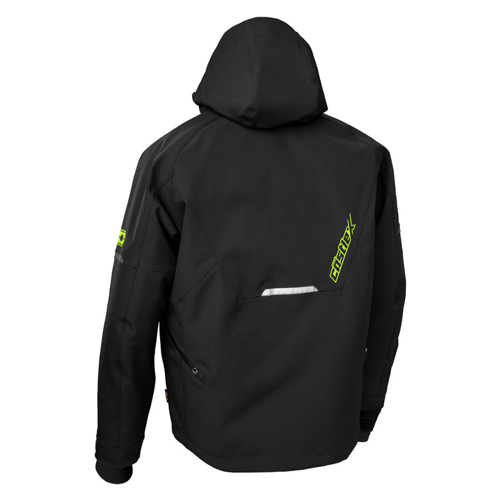Castle X Men's Evoke G1 Jacket - Black/Hi-Vis - Back