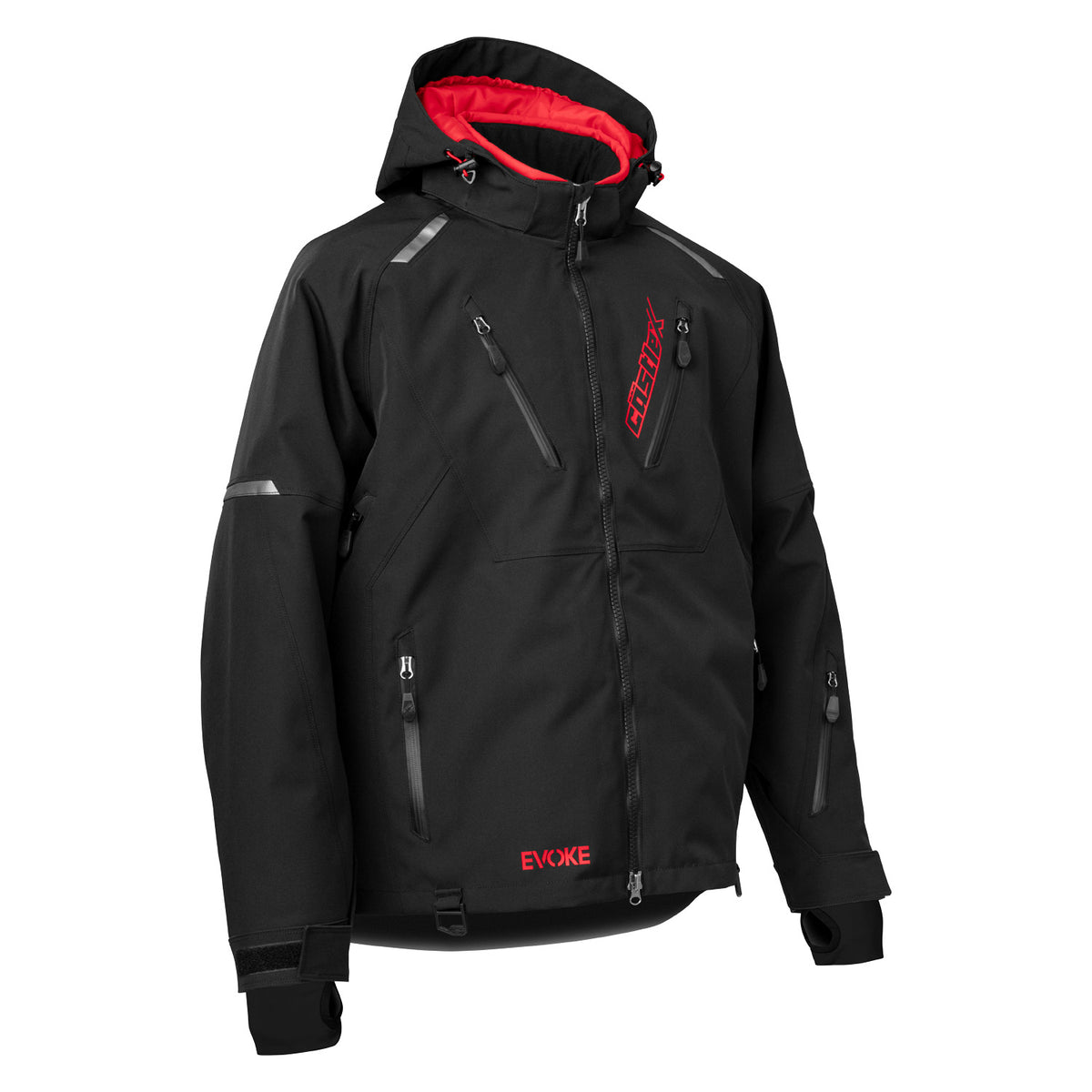 Castle X Men's Evoke G1 Jacket - Black/Red - Front