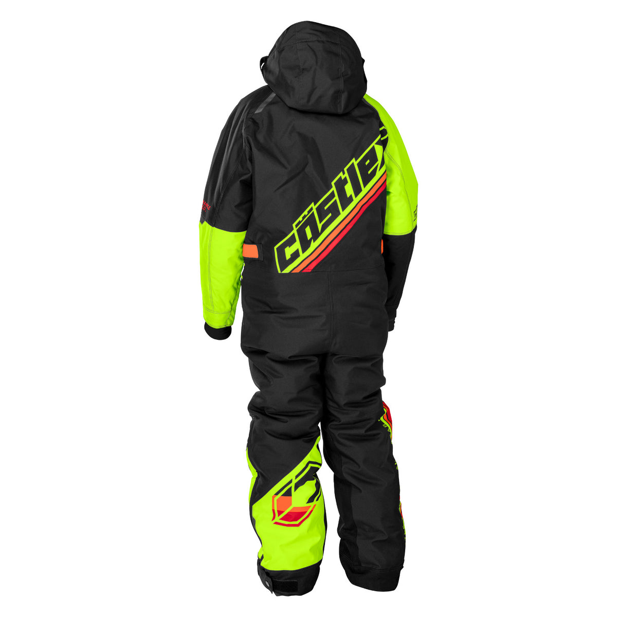 Castle X Youth Fuze G1 Monosuit - Black/Hi-Vis/Orange - Back