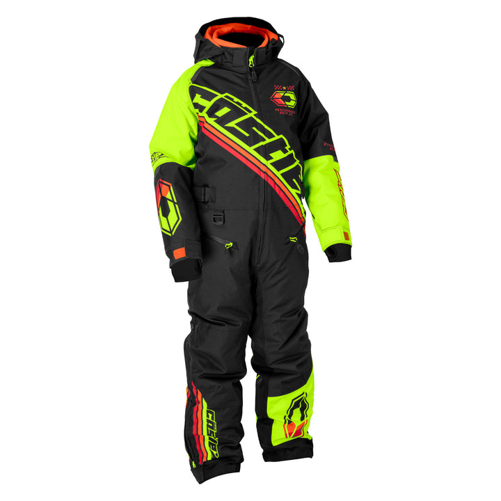 Castle X Youth Fuze G1 Monosuit - Black/Hi-Vis/Orange - Front