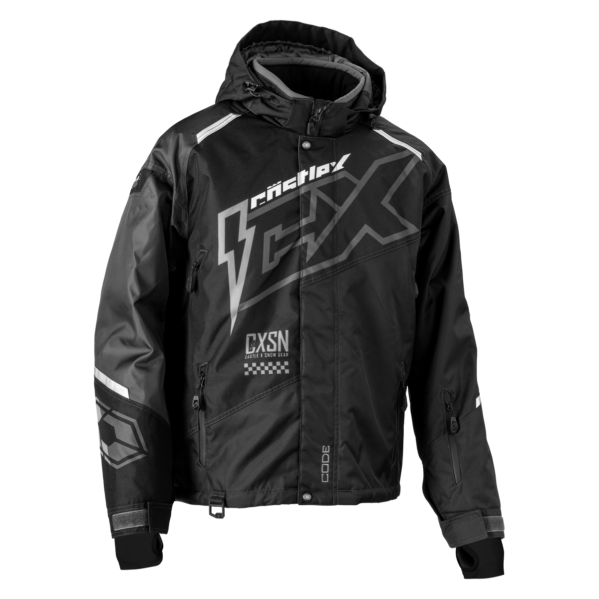 Castle X Men's Code G5 Jacket - Black/Charcoal/Silver