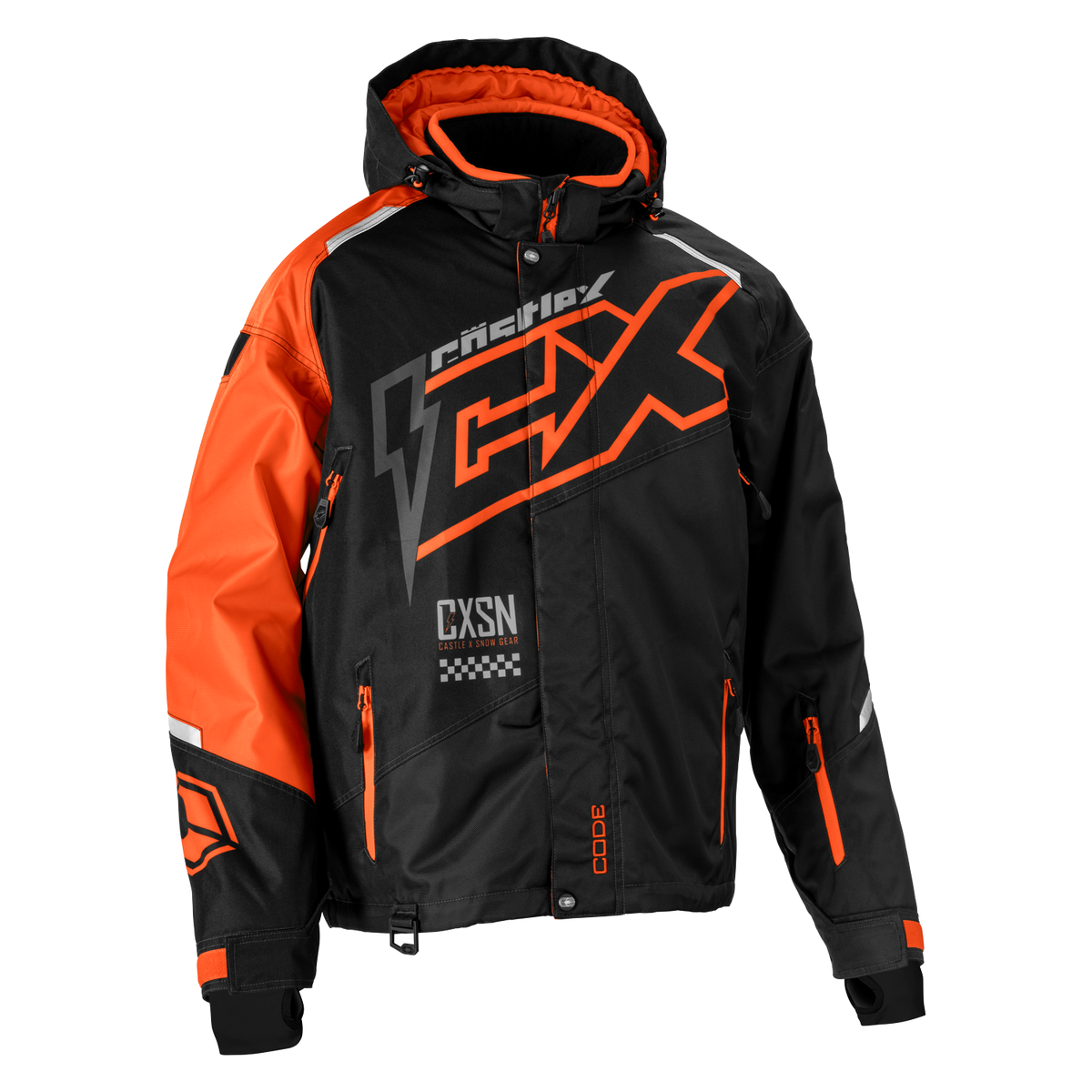 Castle X Men's Code G5 Jacket - Black/Orange