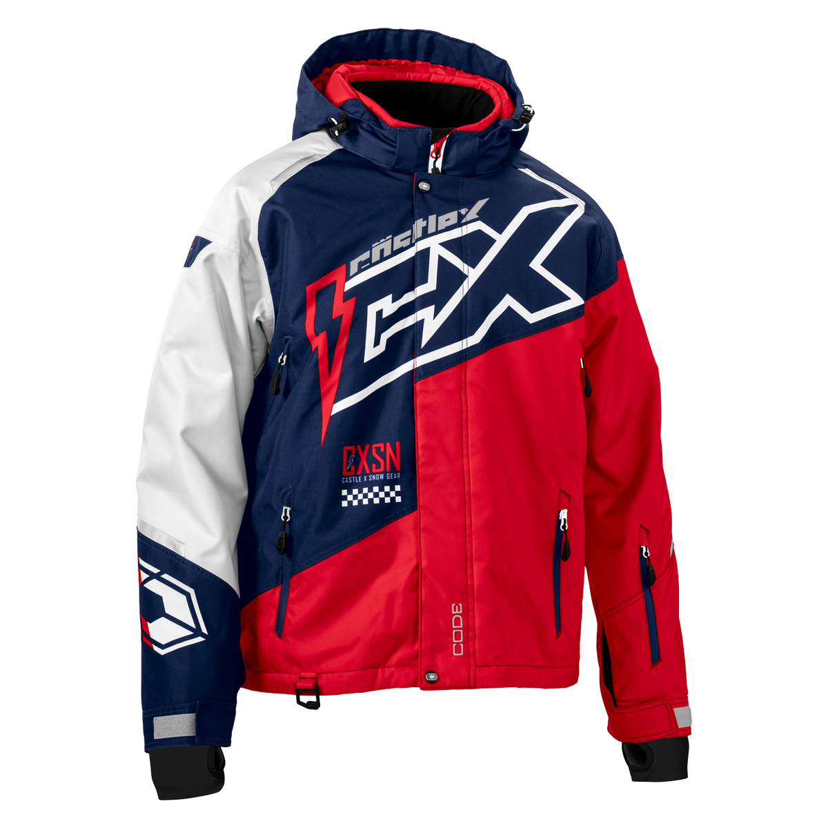 Castle X Men's Code G5 Jacket - Navy/Red/White