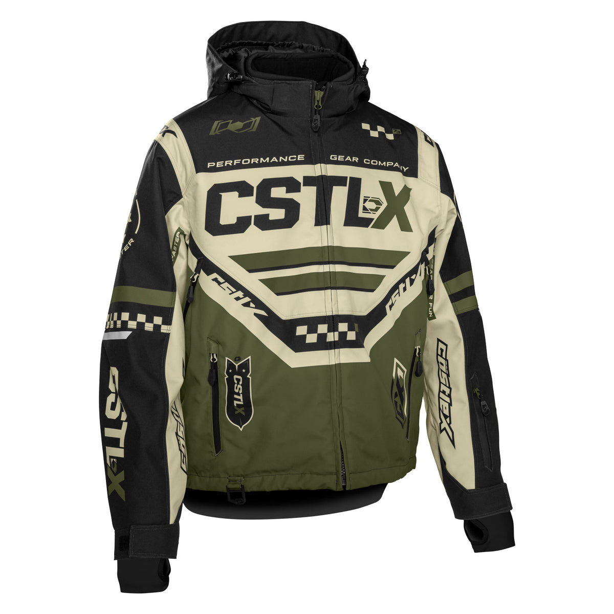 Castle X Men's CX1 G1 Jacket - Black/Sand/Olive