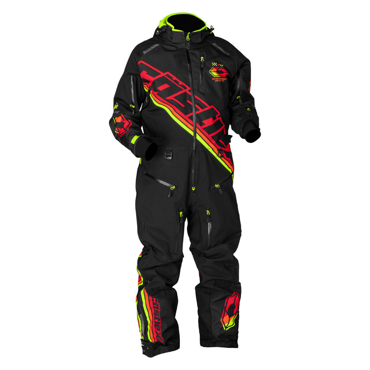 Castle X Men's Fuze G1 Monosuit - Black/Red/Orange/Hi-Vis
