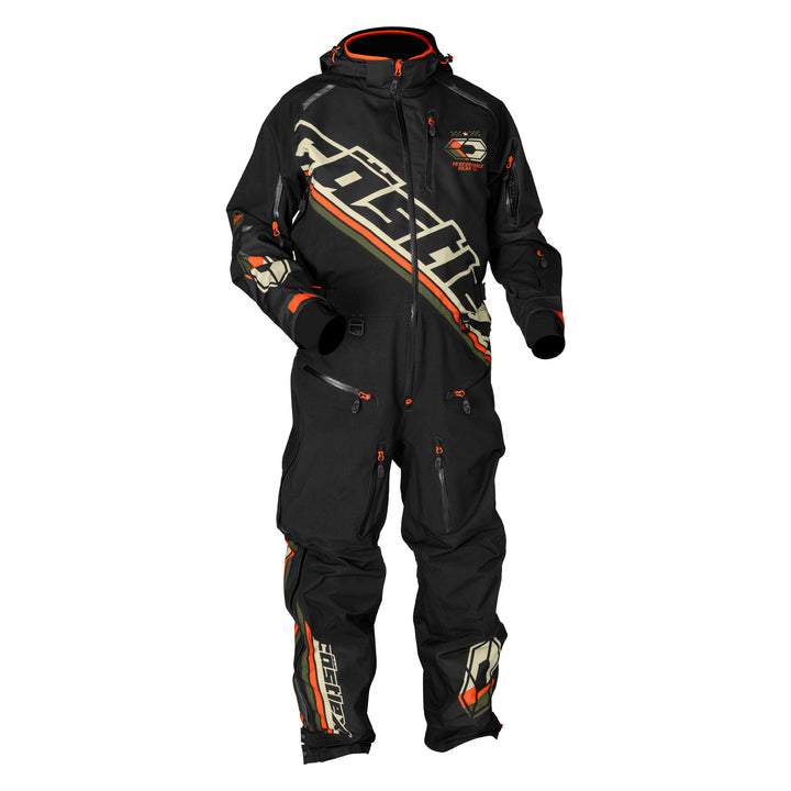 Castle X Men's Fuze G1 Monosuit - Black/Sand/Orange/Olive