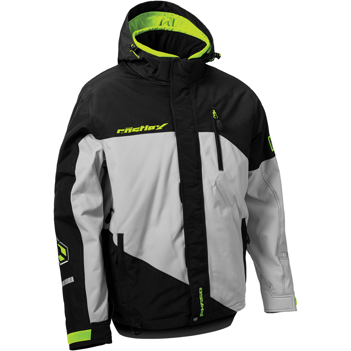 Castle X Men's Phase G4 Jacket - Black/Silver/Hi-Vis