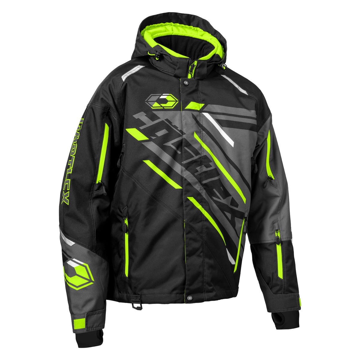Castle X Men's React G1 Jacket - Hi-Vis/Black/Charcoal