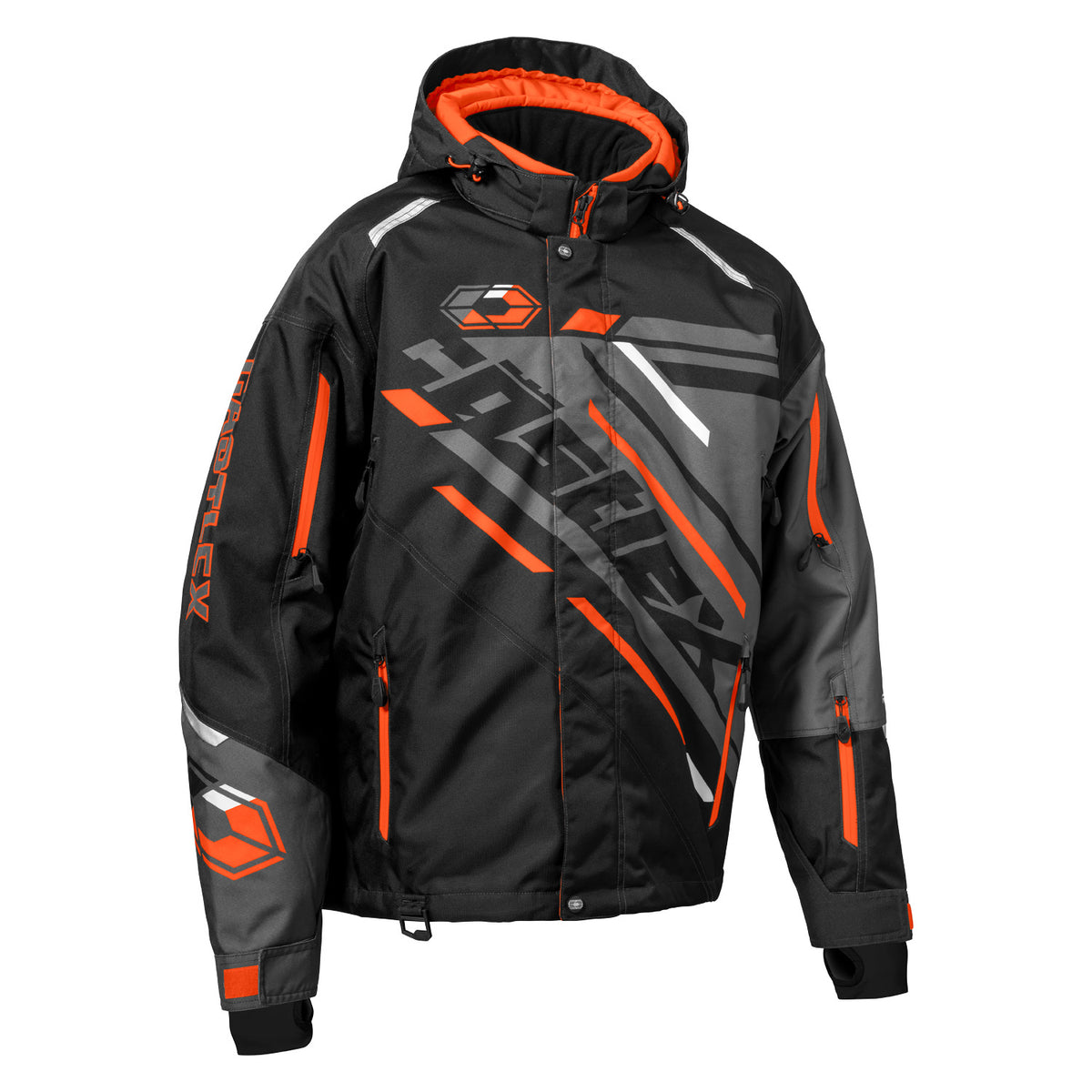 Castle X Men's React G1 Jacket - Orange/Black/Charcoal