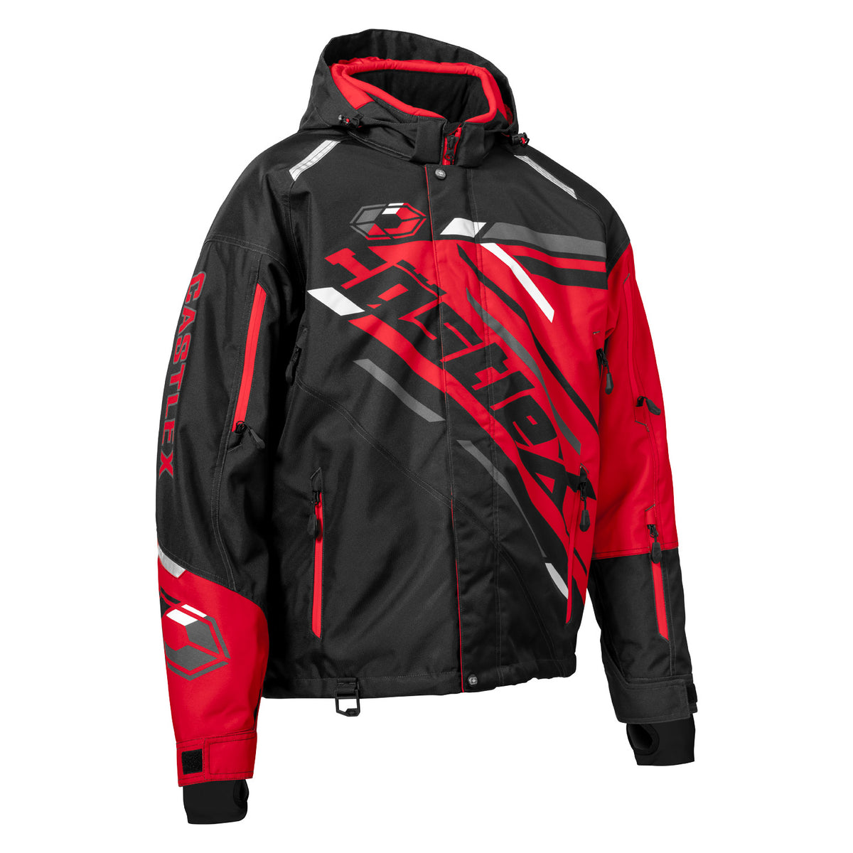 Castle X Men's React G1 Jacket - Red/Black/Charcoal