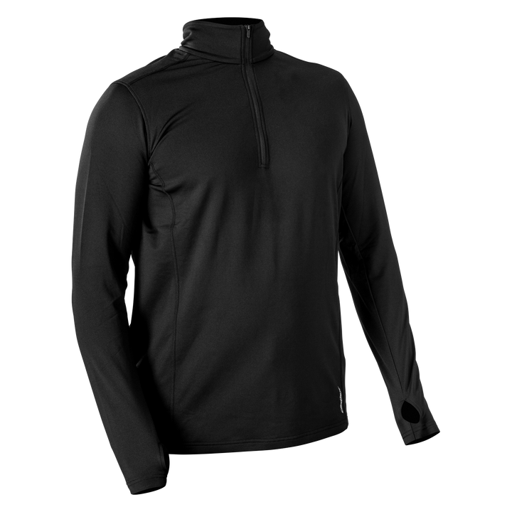 Castle X Men's Regulator Quarter-Zip Base Layer Top - Black