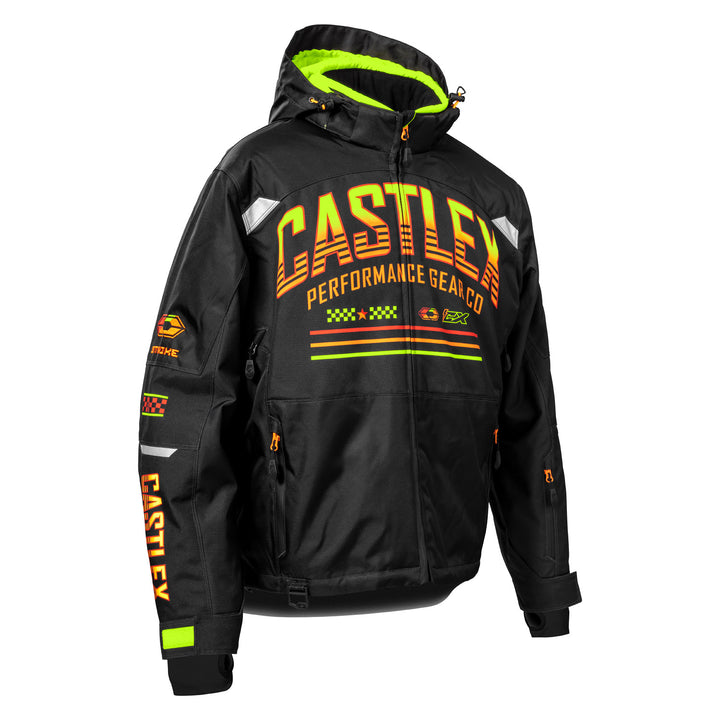 Castle X Men's Strike G7 Jacket - Black/Hi-Vis/Orange