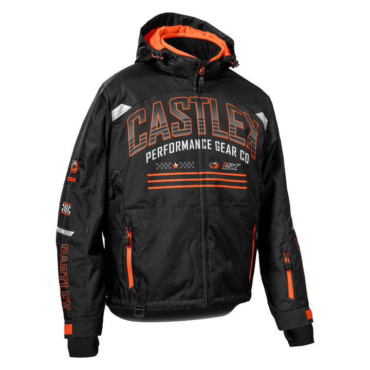 Castle X Men's Strike G7 Jacket - Black/Orange