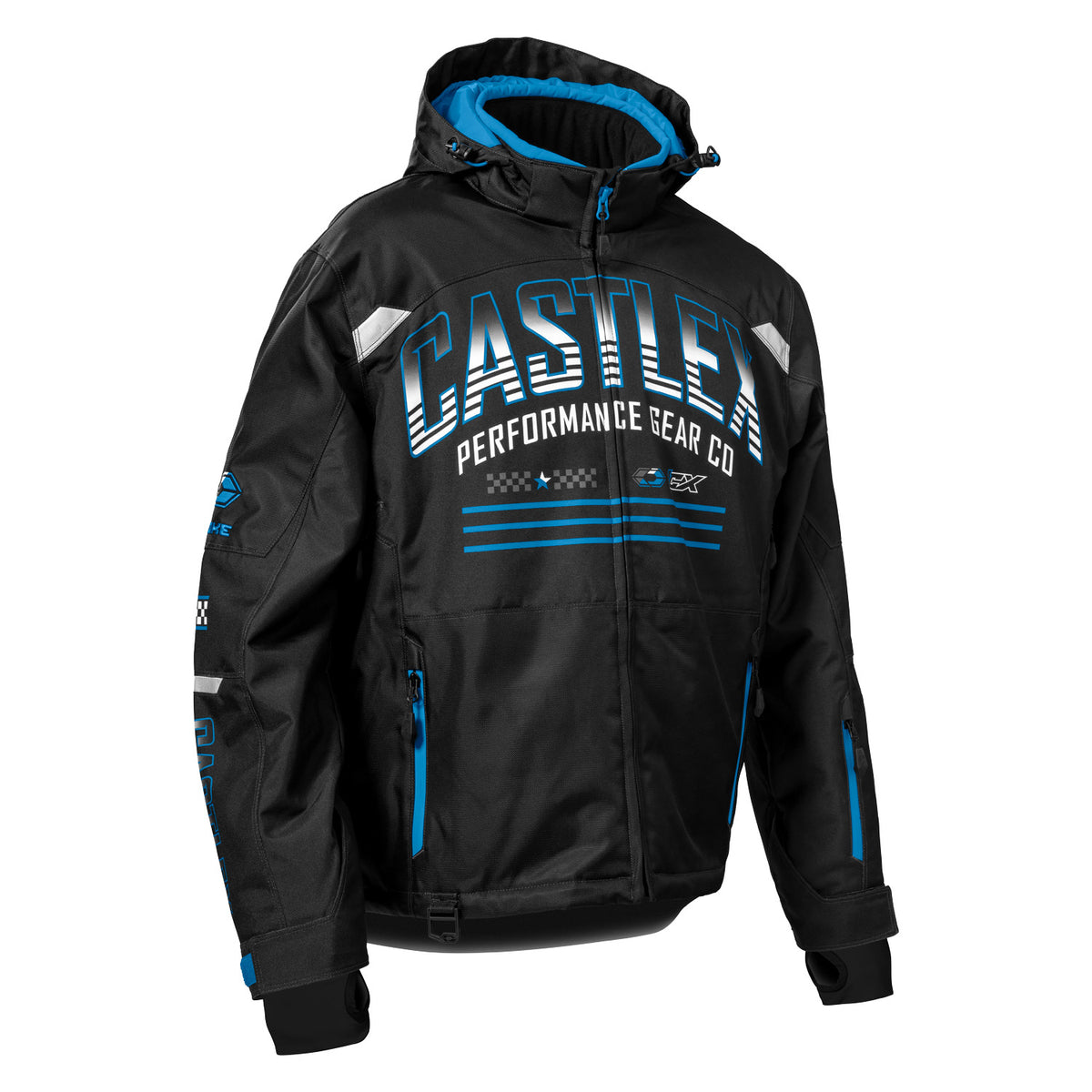 Castle X Men's Strike G7 Jacket - Black/Process Blue
