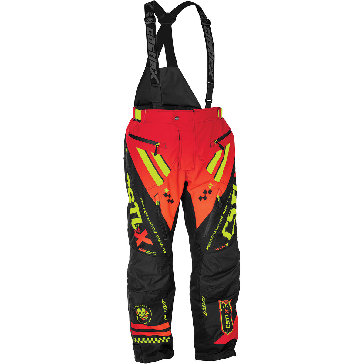 Castle X Men's Vapor G1 CX1 Pant - Hi-Vis/Black/Orange