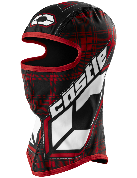 Castle X Plaid Balaclava - Red