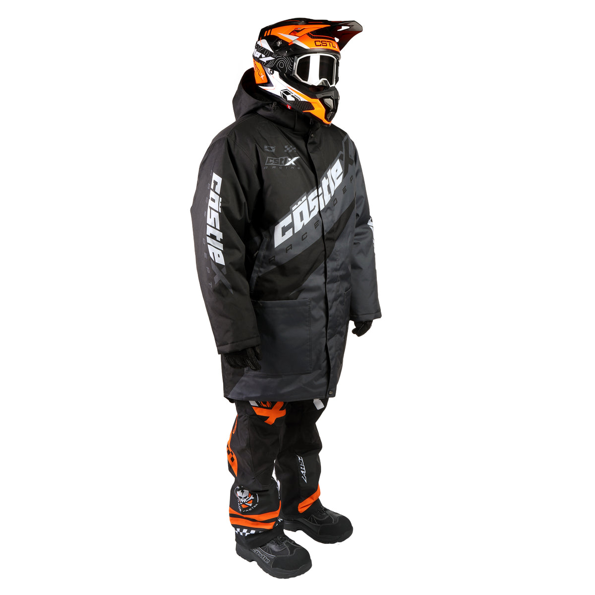 Castle X Podium Pit Coat - Black/Charcoal
