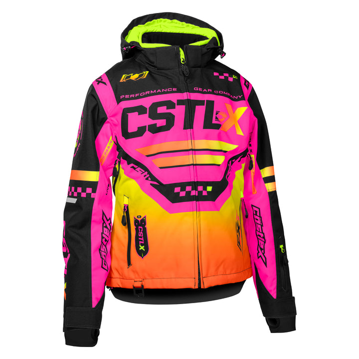 Castle X Women's CX1 G1 Jacket - Pink Glo/Orange/Black