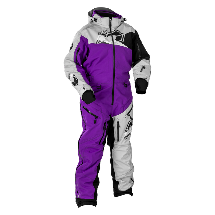 Castle X Women's Freedom G4 Monosuit - Grape/Silver/Black