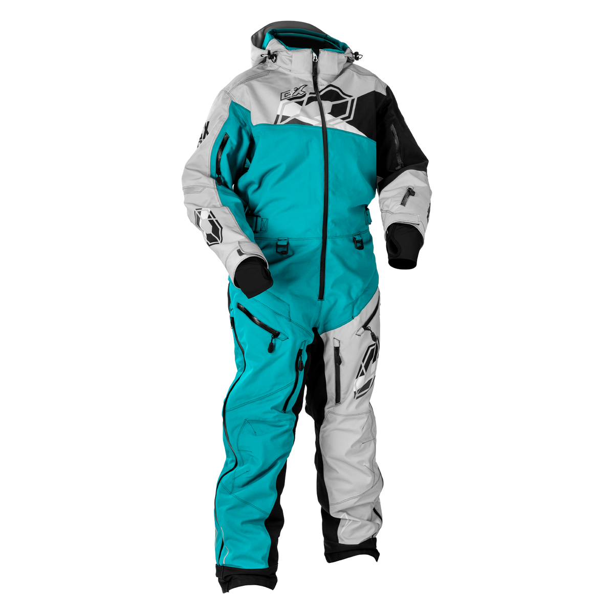 Castle X Women's Freedom G4 Monosuit - Turquoise/Silver/Black