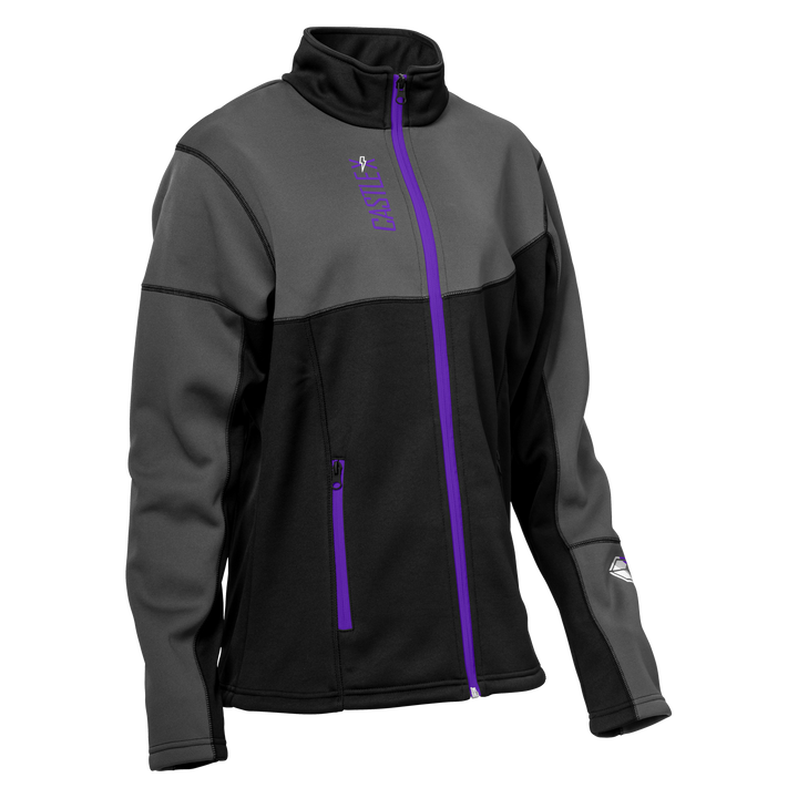 Castle X Women's Fusion G5 Mid-Layer Jacket - Grape/Black/Charcoal